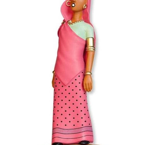 FIGURINE COLLECTION OFFICIELLE TINTIN N°85 MADAME YAMILAH NEUF LIVRET PASSEPORT