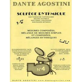 Agostini Solfege Rythmique Vol 4 Partitions Song Books Rakuten