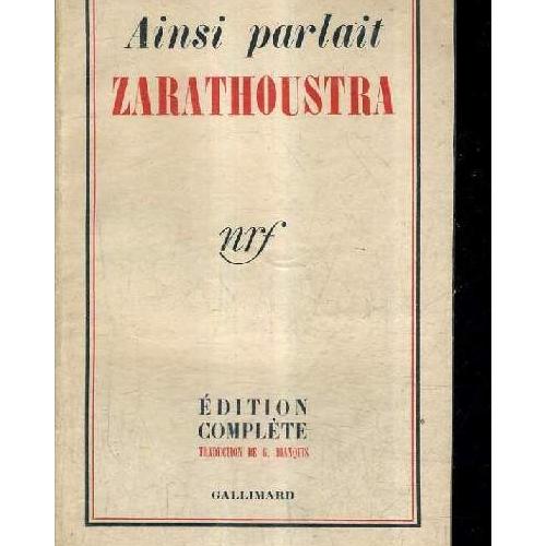 Ainsi Parlait Zarathoustra - 