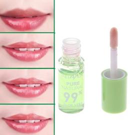 Aloe Vera Gloss Rouge à Lèvre Hydratant Repulpant Effet Bouche Silicone Pur Naturel Bio Vegan Tube Stick Avec Pinceau Mousse