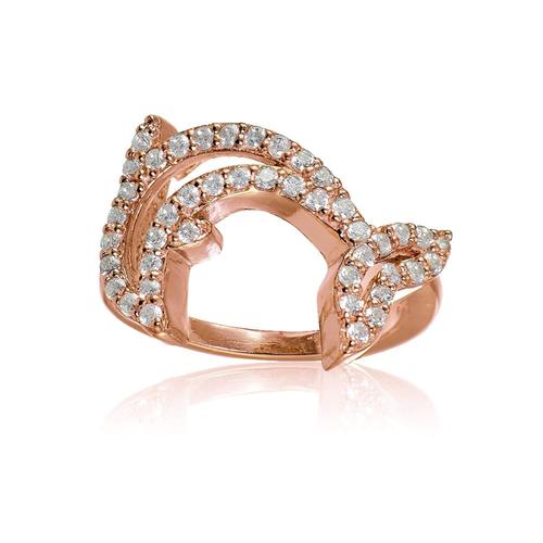 Natural Mystic Fire Topaz /& créé Blanc Saphir Bague en or 10K