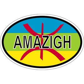 Autocollant sticker drapeau berberes kabyle kabyle