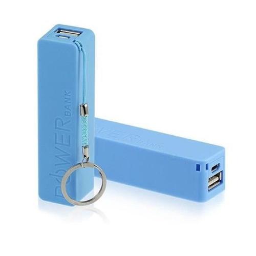 Batterie externe de secours 2600 mah Powerbank Bleu avec