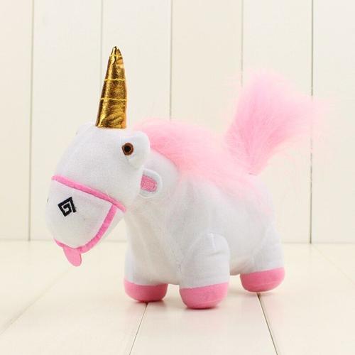 Belle licorne  en peluche jouet  blanc licorne  cheval  doux 