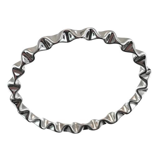 Acier Inoxydable grec Mauvais oeil Chaîne Link Bracelet Or ton argent bleu rainbow