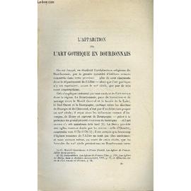 Bulletin Monumental 95e Volume De La Collection N4 Lapparition De Lart Gothique En Bourbonnais Par Pierre Pradel - 