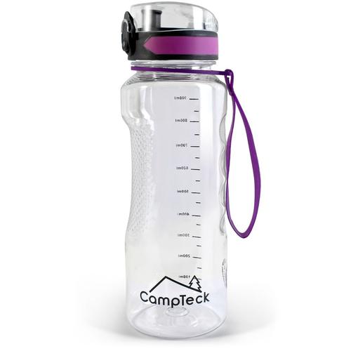 Campteck U6971 Gourde Sport Bouteille Deau De 1000 Ml Tritan 1l Water Bottle Sans Bpa Couvercle à Fermeture à Glissière étanche Avec Lanière De