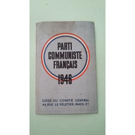 Carte D Adherent Parti Communiste Francais 1946 Rakuten