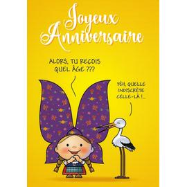 Carte De Voeux Lovely Elsa Anniversaire Indiscrete Rakuten