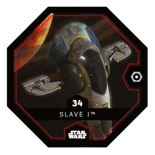 Carte Jeton Star Wars N 34 Slave I Edition 2016 Leclerc Comic