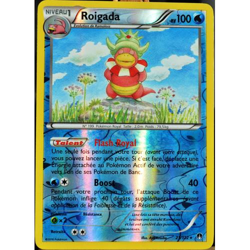 Carte Pokémon 21/122 Roigada 100 PV - REVERSE XY - Rupture ...