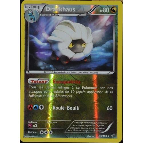 Carte pokemon française neuve CIEL RUGISSANT DRACKHAUS 56//108 80PV