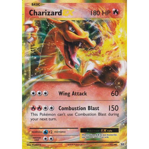 Charizard Ex Vo 180 Points De Vie Carte Pokemon Ultra Rare Dracaufeu Ex