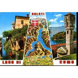 Carte Postale Du Lac De Come Italie 3 Vues Rakuten