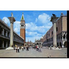 Carte Postale De Venise Italie Place Saint Marc Et Colonnes Du Torado Rakuten