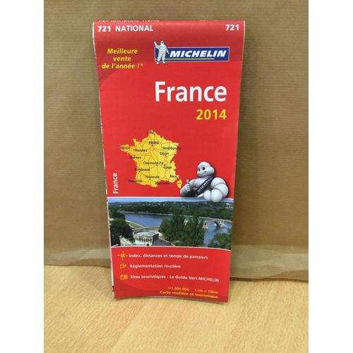 Carte Routière Michelin France 721 National Rakuten 6384