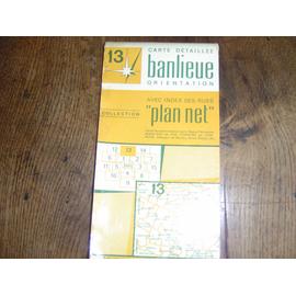 carte routiere 13 carte routière PLAN 13 BANLIEUE   Livre ancien | Rakuten