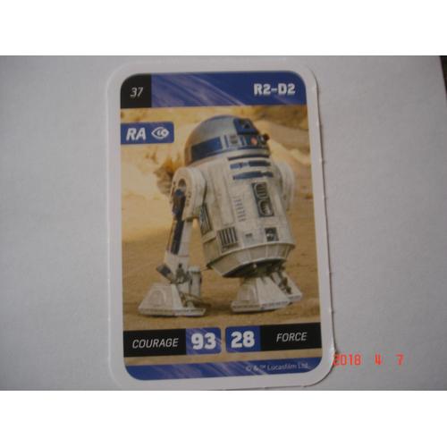 Carte Star Wars Solo Leclerc 2018 Numero 37 R2 D2 Rakuten