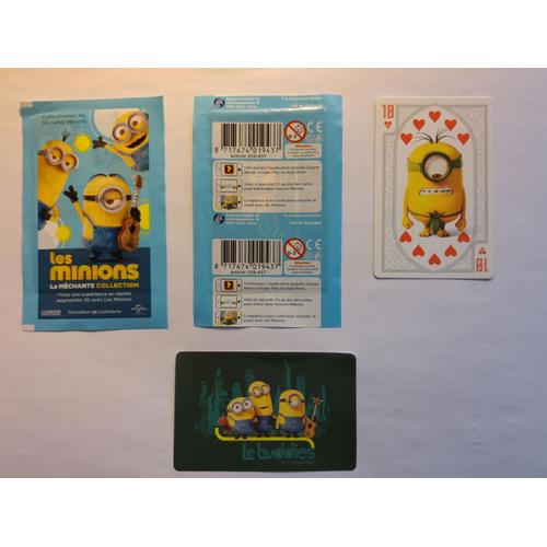 5 ou 12 cartes invitation anniversaire LES MINIONS réf 252