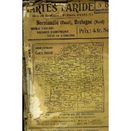 carte routiere normandie et bretagne Grande Carte Routiere Normandie (Ouest), Bretagne(Nord) N°5 | Rakuten