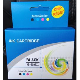 CARTOUCHE D'ENCRE NOIRE 302 XL COMPATIBLE HP | Rakuten