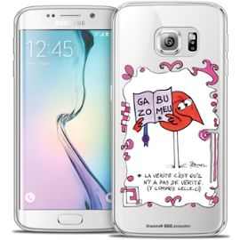 CASEINK - CASEINK Coque Housse Etui Pour Samsung Galaxy S6 Edge [Licence Officielle Collector Les Shadoks® Design La Vérité - Souple - Ultra Fin - ...