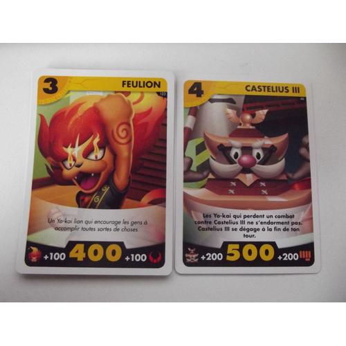 Castelius III (niveau 4) + feulion (niveau 3) yo kai watch Rakuten