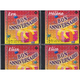 Cd Prenom Bon Anniversaire Elisa Elise Eva Ou Helene Rakuten