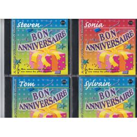 Cd Prenom Bon Anniversaire Sonia Steven Sylvain Ou Tom Rakuten