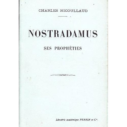 Nostradamus Ses Prophéties - Livre Ancien | Rakuten