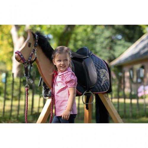 Red NAVAJO PRINT sans selle Chabraque avec Polaire Bas Nouveau Horse Tack