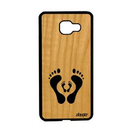 Coque A5 16 Bois Silicone Pied Noir Enfant Bebe De Luxe Famille Samsung Galaxy A5 16 Rakuten