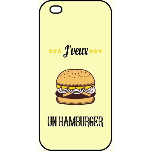 coque d iphone 5 en forme d hamburger