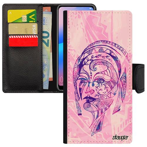 Cuir véritable Homme Smart Business Portefeuille Carte de crédit//argent porte-Marron