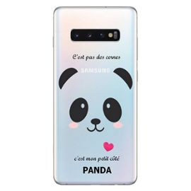 Coque Iphone 11 PRO MAX panda coeur rose cute kawaii transparente