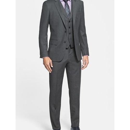 costume homme gris hugo boss