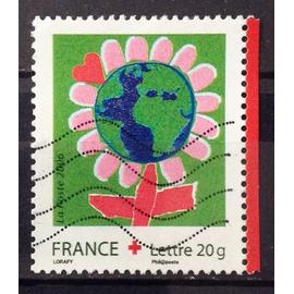 Croix Rouge 2006 Dessin Fleur Lettre 20g Très Joli N 3991 Obl France Année 2006 N22774