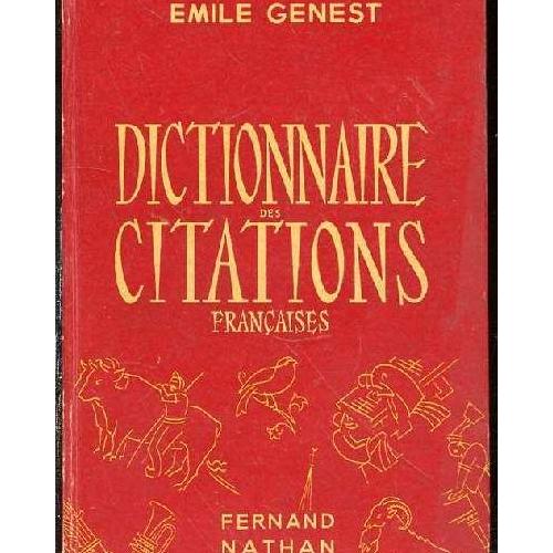 Dictionnaire Des Citations Francaises Book Depository