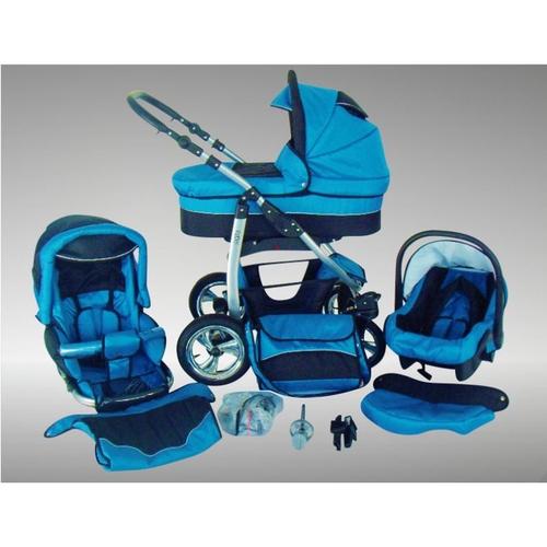 poussette trio bleu turquoise online OFF 57