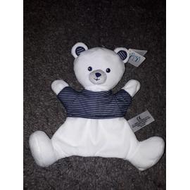 doudou ours blanc kiabi