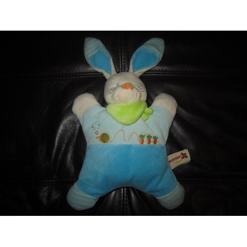 doudou plat lapin saumon comptine TBE