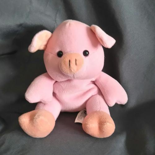 peluche cochon rose