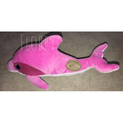 peluche dauphin rose