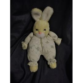 peluche lapin jaune