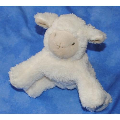 peluche mouton blanc