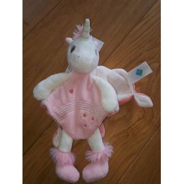 doudou mouchoir licorne