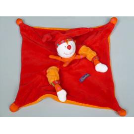 DOUDOU LUTIN PLAT ROUGE ORANGE DRAGOBERT MOULIN ROTY 13