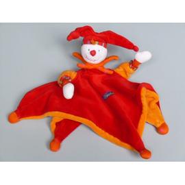 13 DOUDOU LUTIN PLAT ROUGE ORANGE DRAGOBERT MOULIN ROTY