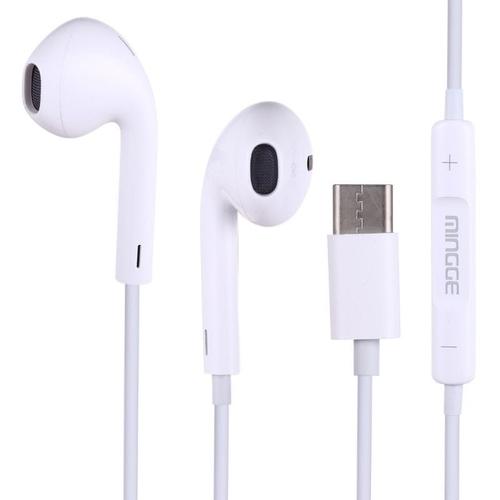 Ecouteur Interface USBC / TypeC écouteurs basse dynamique et micro (blanc) Rakuten
