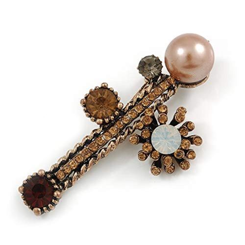 Mesdames Grand blanc de perles bracelet années 70 Vintage French ROBE Fantaisie Bijoux